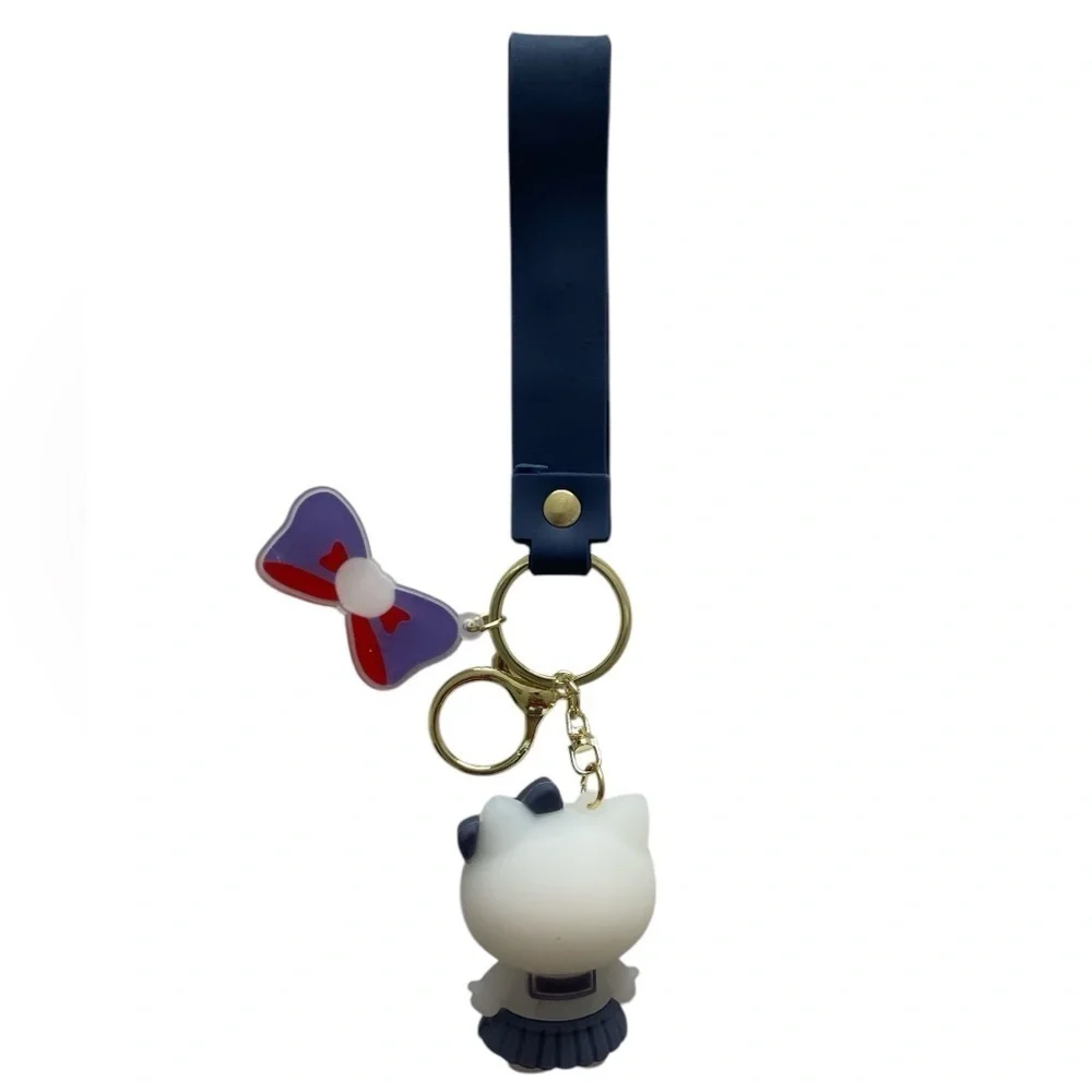 Sanrio Hello Kitty Blue Dress Keychain Bag Charm - Picture 5 of 5